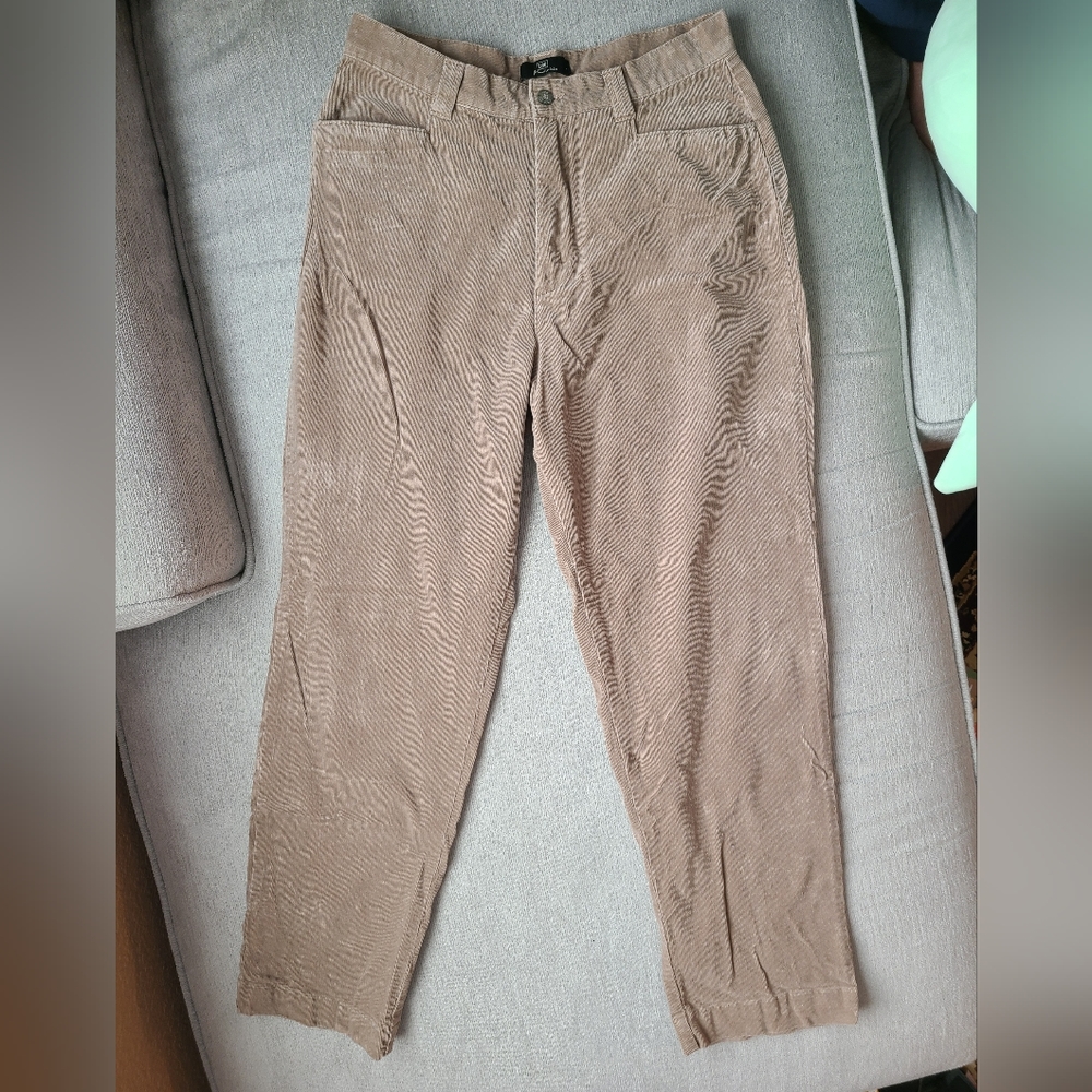 Lee Khakis straight leg high waisted corduroy pants | Women's 12M